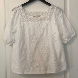 White Women’s medium LOFT blouse